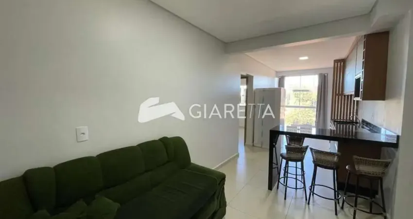 Apartamento mobiliado para locação, edifício benvenuto, vila becker, toledo - pr