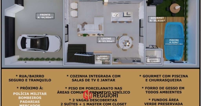 SOBRADO ALTO PADRÃO EM CAMBORÚ