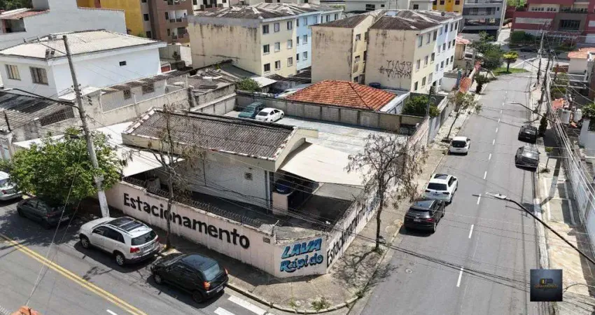 Terreno comercial com instalações para lava rápido e estacionamento para locação 680m2 - vila euclides - sbc