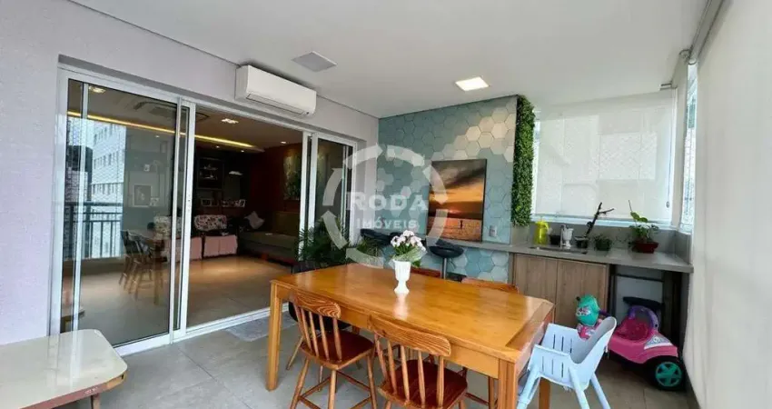 Apartamento à venda, 3 quartos, 1 suíte, 2 vagas, Marapé - Santos/SP