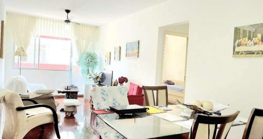 Apartamento amplo na Pompéia, Santos/SP a poucos metros da praia – 1 dormitório e 1 vaga