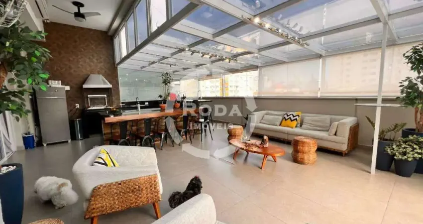 Apartamento Garden Alto Padrão com Área Gourmet e 2 Vagas no Campo Grande – Santos/SP