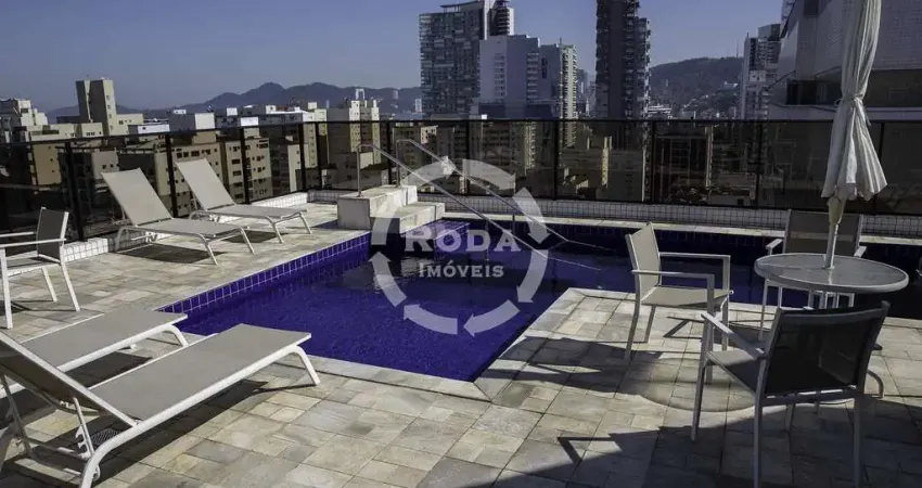 More no Gonzaga em Apartamento com 3 quartos sendo 1 suíte e 3 vagas com lazer incluindo Piscina perto da Praia