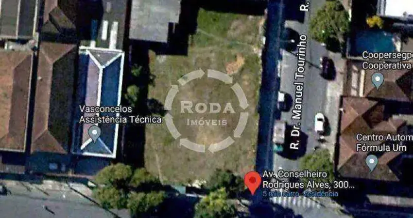 Terreno à venda na Avenida Conselheiro Rodrigues Alves, --, Macuco, Santos