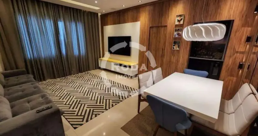 Casa Sobreposta Alta Duplex com 3 Dormitórios e Lazer Privativo na Vila Rica – 143 m² – Boqueirão, Santos