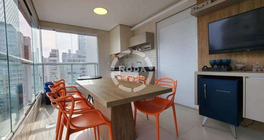 Apartamento à venda, 3 quartos, 2 suítes, 2 vagas, Boqueirão - Santos/SP