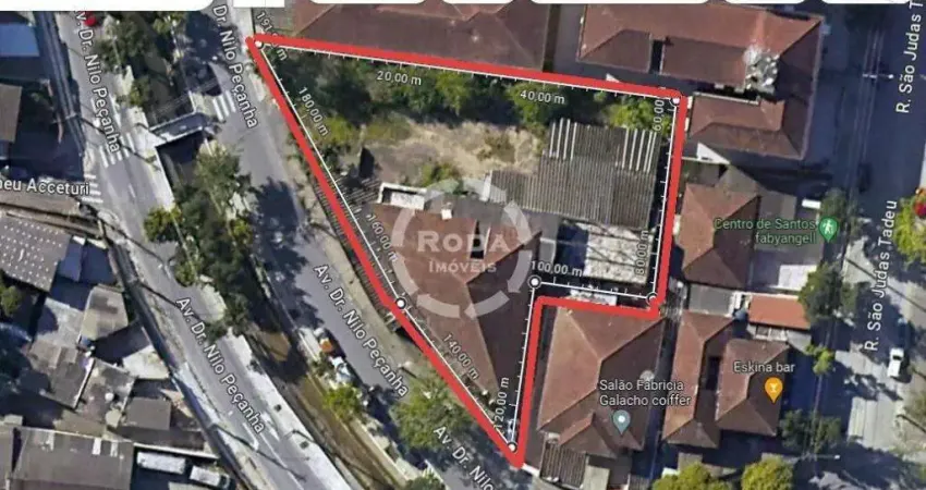 Terreno de Esquina 1.600 m² à Venda no Marapé, Santos: Ideal para Investimento Residencial ou Comercial