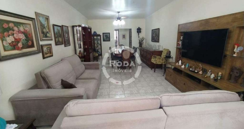 Apartamento a venda no Gonzaga em Santos, 3 dormitórios, 1 suite, dependência completa de empregada