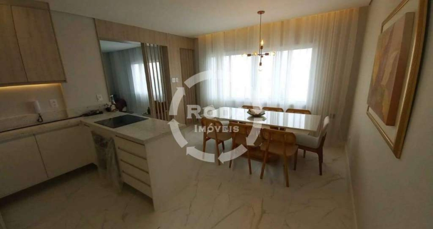 Apartamento para locação frente mar em Santos, localizado no bairro do Gonzaga.