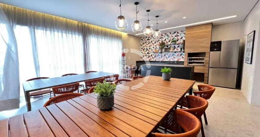 Apartamento 2 suites cim lazer completo, na quadra da Praia - Boqueirão - Santos