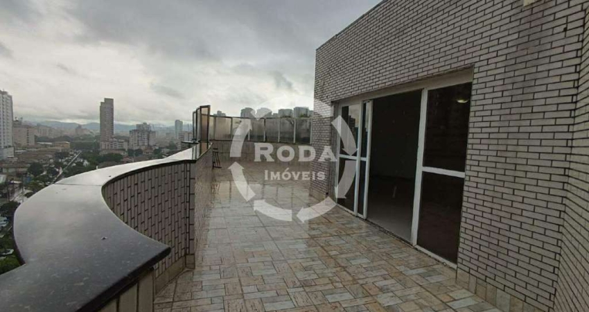 Cobertura Duplex na Ponta da Praia – Vista Panorâmica, 4 Dorms e 3 Vagas!