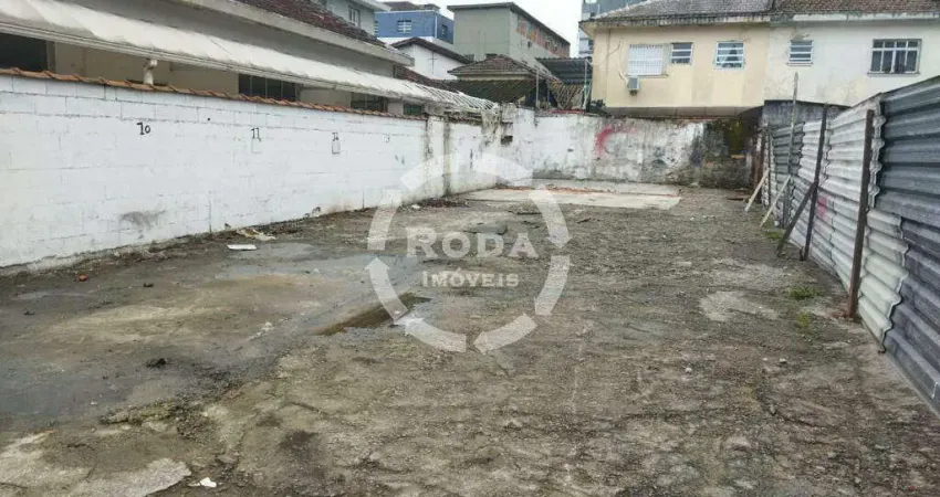 Terreno à venda na Rua Carlos Gomes, --, Campo Grande, Santos