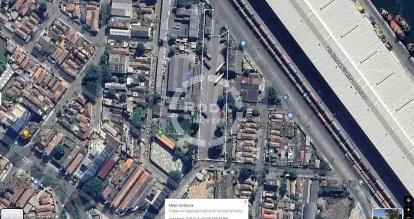 Terreno à venda na Avenida Governador Mário Covas Júnior, --, Estuário, Santos