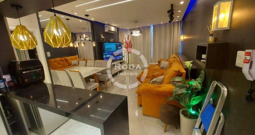 Apartamento de 1 Dormitório Reformado e Porteira Fechada – Embaré, Santos