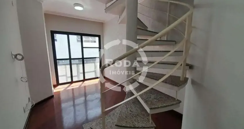 Apartamento Cobertura Duplex com Piscina Particular à venda na Pompeia em Santos/SP próximo a Praia.