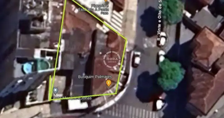 Terreno de Esquina à Venda – 480m² | Macuco – Santos/SP