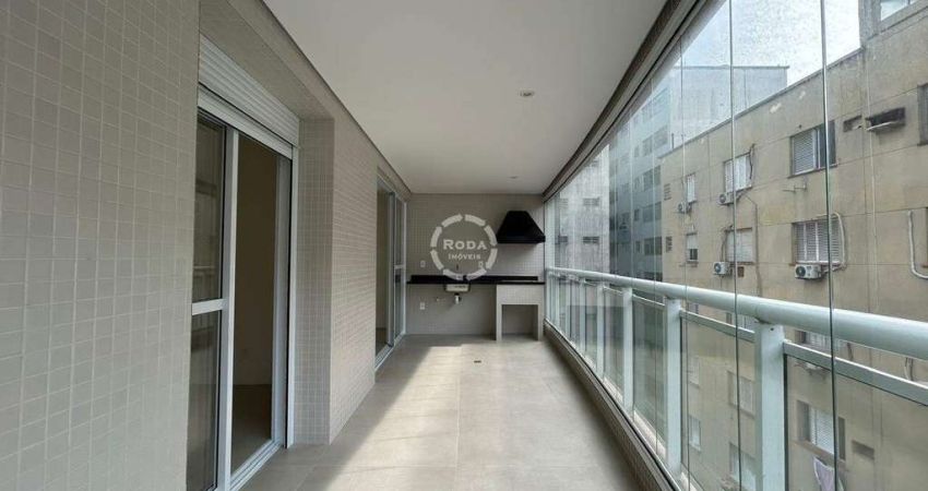 Locação Apartamento 2 suites cim lazer completo, na quadra da Praia - Boqueirão - Santos
