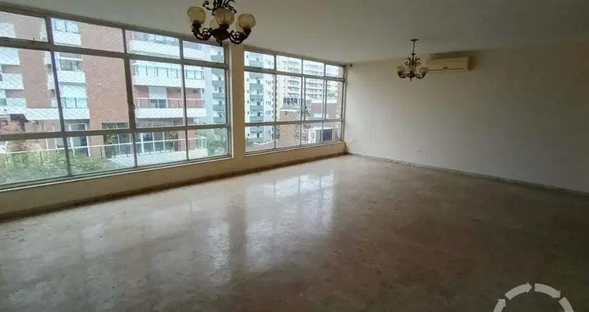 Apartamento de 3 dormitórios de 192 m2 a uma quadra da praia no embaré - santos - sp