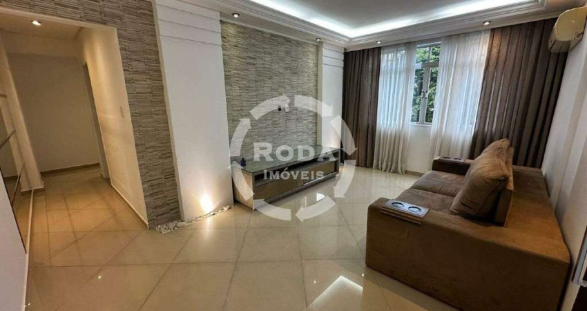 Apartamento com 2 dormitórios e dependência completa no bairro do Embaré