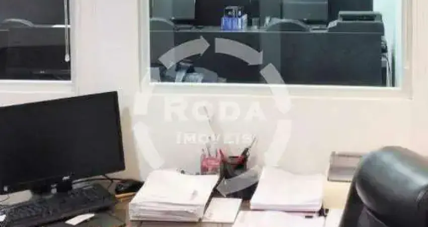 Sala Comercial Mobiliada 75m² com 02 banheiros , para alugar- Centro de Santos