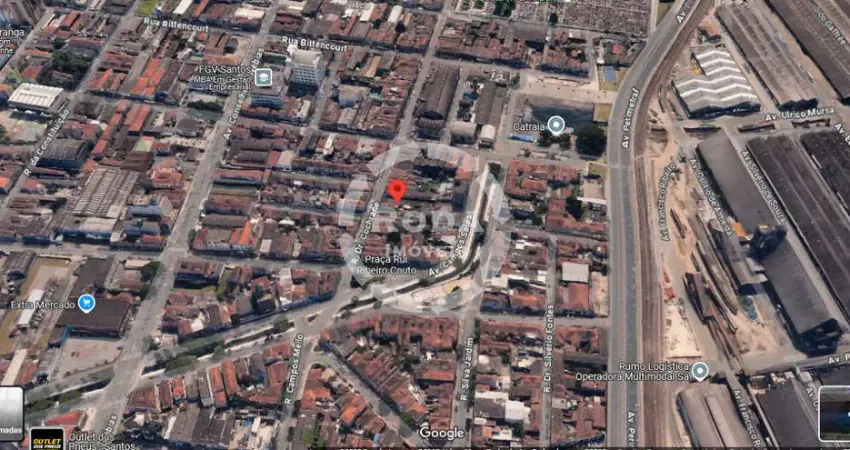 Terreno à venda na Rua Doutor Cochrane, --, Paquetá, Santos