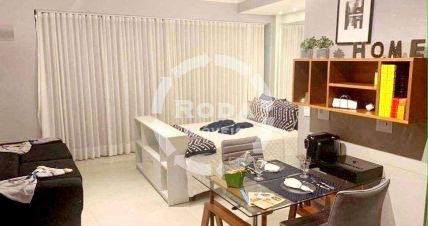 Studio Mobiliado com Vista para o Mar na Pompéia – Santos