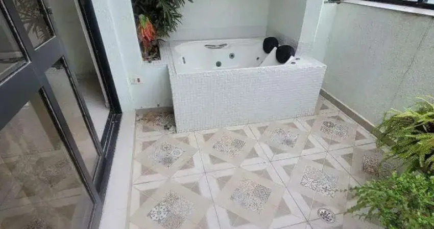 Apartamento duplex à venda – reformado, com hidromassagem e 1 vaga – meia quadra da praia – embaré, santos/sp – r$ 600.000,00