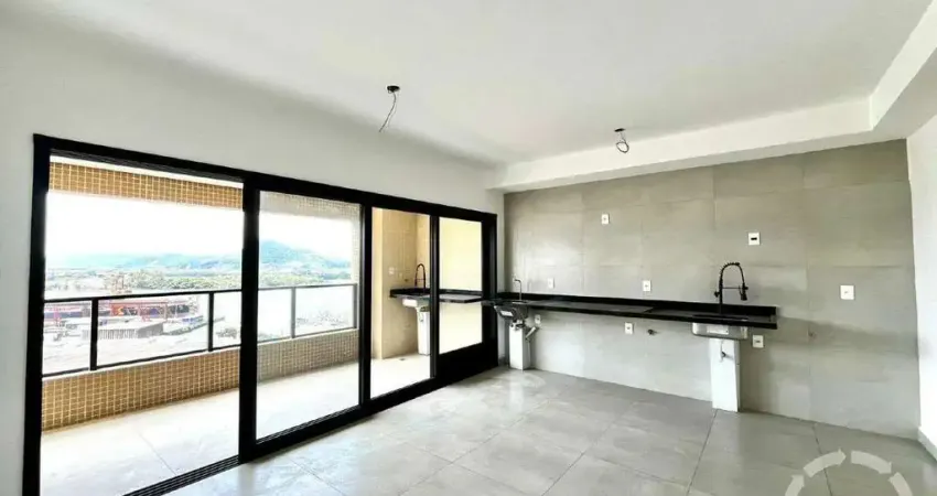 Apartamento locação na ponta da praia com vista mar – pronto para morar