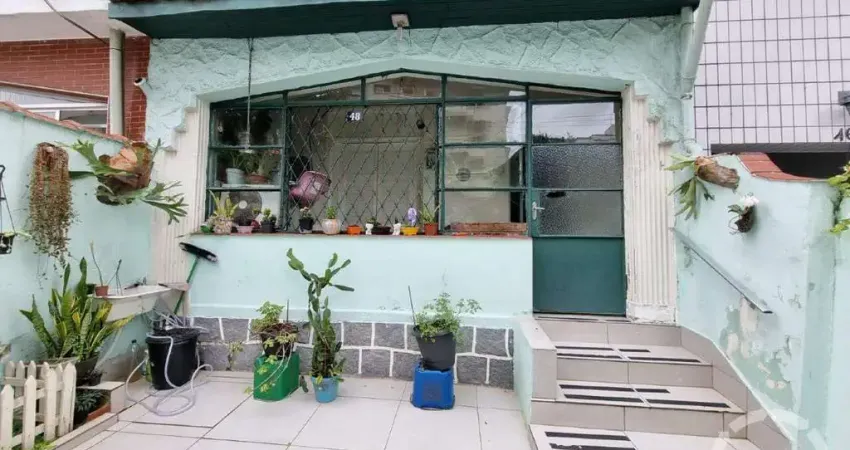 Sobrado geminado com 2 dormitórios à venda no campo grande- santos- s.p