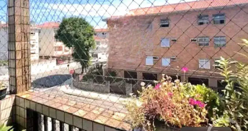 Apartamento de frente com 3 dormitórios com sacada à venda no embaré – santos/sp