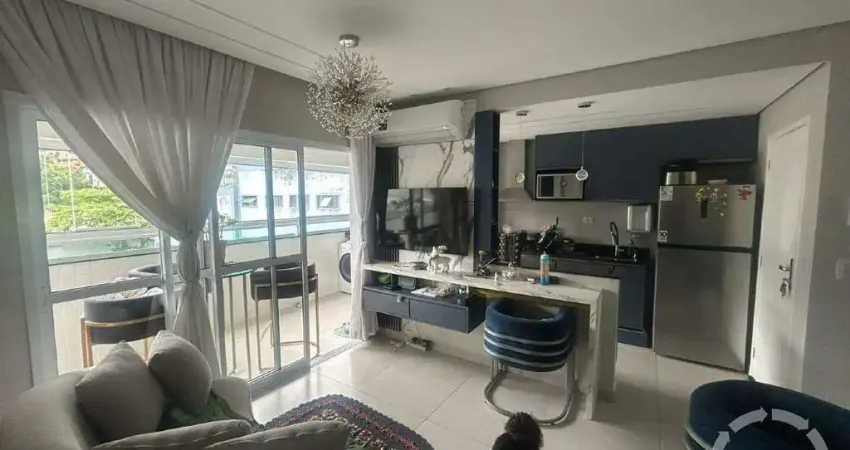 Apartamento a venda | 2 dormitórios (1 suíte) | 60m² | lazer completo | marapé - santos/sp