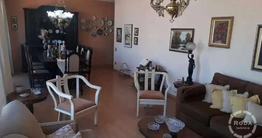 Apartamento na vila rica à venda - 3 dormitórios 1 suíte - boqueirão - santos/sp