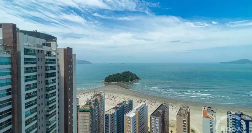 Cobertura à venda em santos (josé menino) – 4 suítes, vista mar, 3 vagas