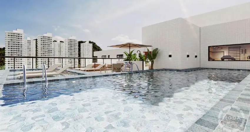 Apartamento à venda, 2 quartos, 2 suítes, 1 vaga, marapé - santos/sp