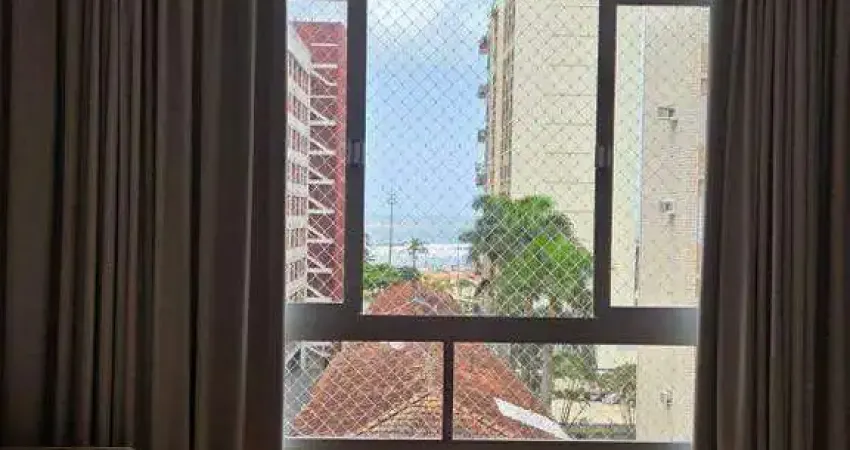 Apartamento 1 dorm - todo mobiliado - decorado e equipado - vista mar