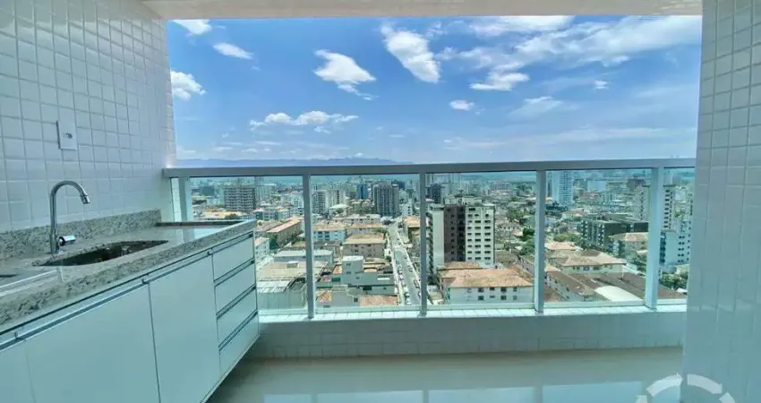 Apartamento de 02 dormitórios + suíte para locação com varanda e lazer completo