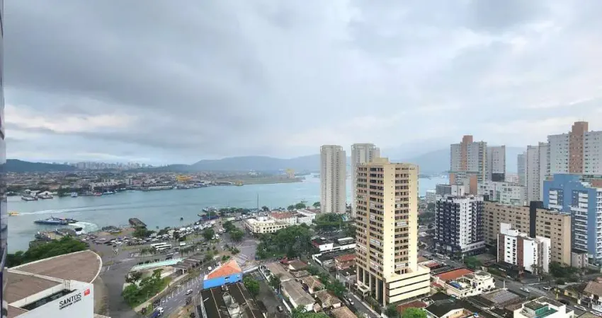 Sala Comercial para aluguel na Ponta da Praia ? 2 Vagas, Vista Mar e Estrutura Corporativa