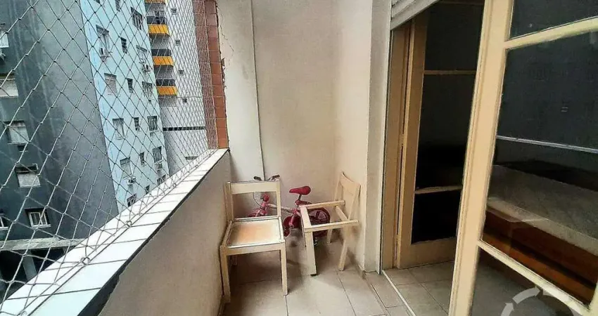 Apartamento mobiliado para aluguel em José Menino, Santos – 2 quartos, 1 vaga
