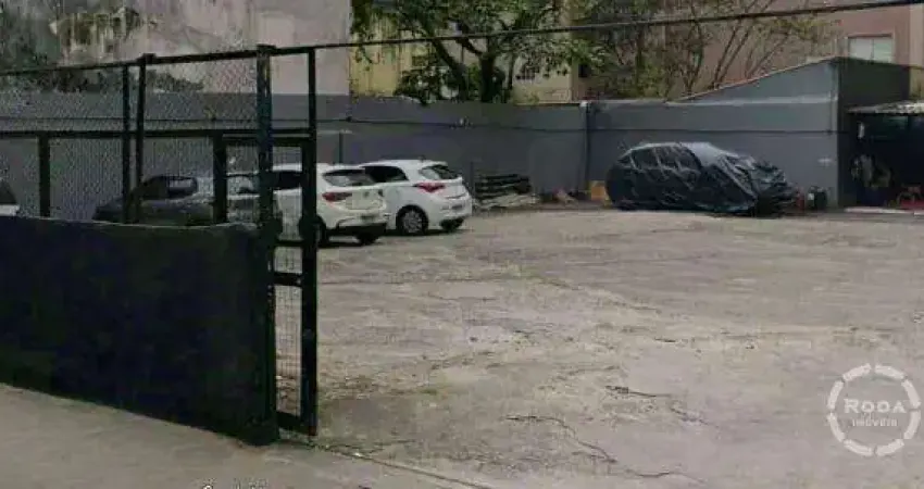 Terreno Comercial para Estacionamento para Alugar em Embaré, Santos – 651 m²,