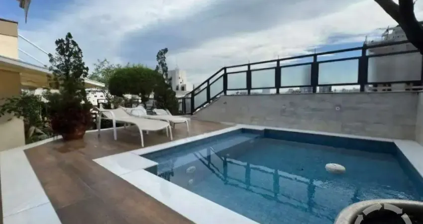 Cobertura Duplex À Venda Com 4 Dormitórios | 348 m² | 3 vaga | Aparecida/santos-sp