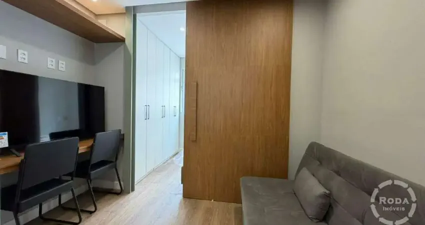 Kitnet reformada e pronta para morar – Frente mar no José Menino | Santos