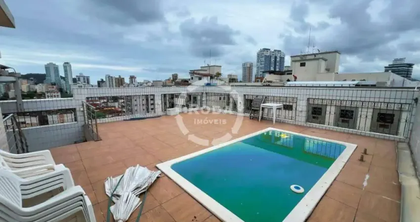 Cobertura Duplex à venda, 4 quartos, 1 suíte, 3 vagas, Ponta da Praia - Santos/SP