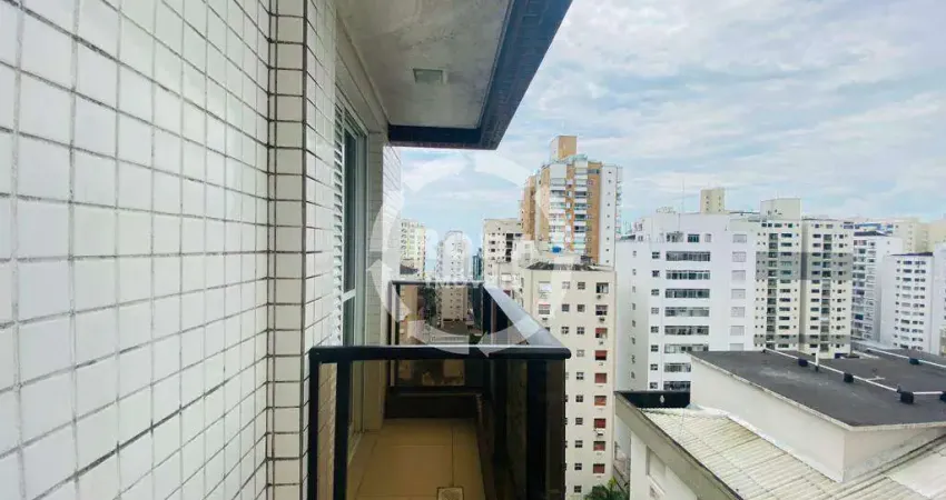 Apartamento 2 quartos sendo 1 suíte varanda e 2 vagas lazer completo, próximo a Praia no Gonzaga em Santos