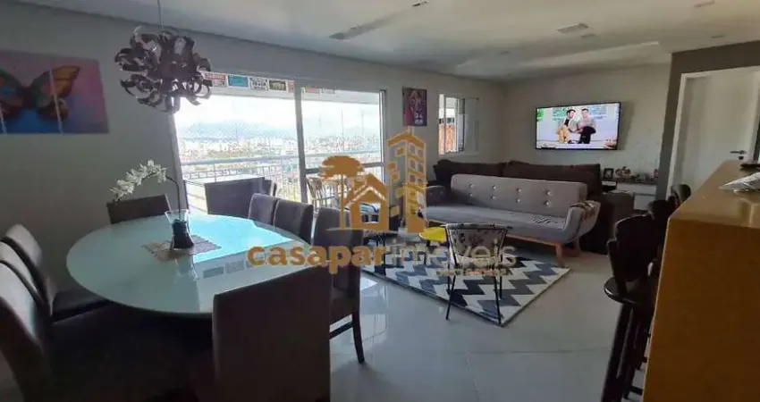 Apartamento À Venda com 125m², 3 Quartos e 3 Vagas, Lazer e Sacada Gourmet