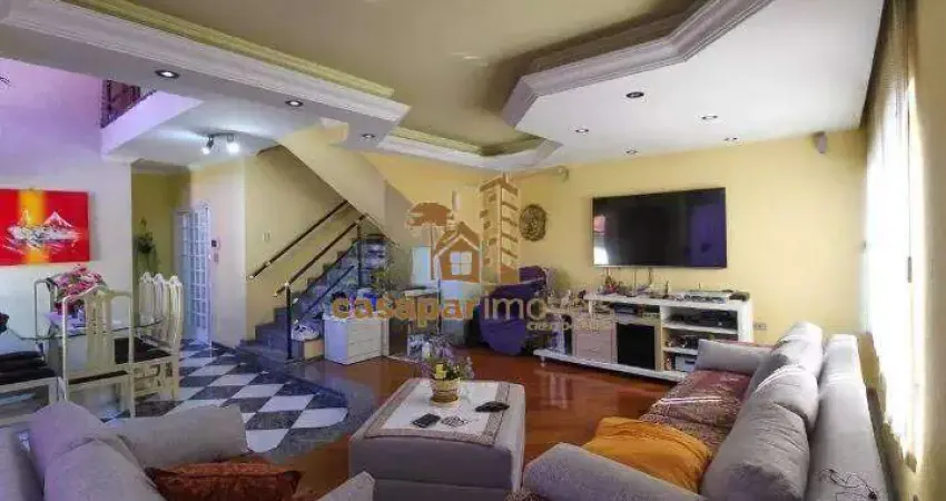 Sobrado à venda com 226 m², 3 dormitórios na vila alpina com 5 vagas