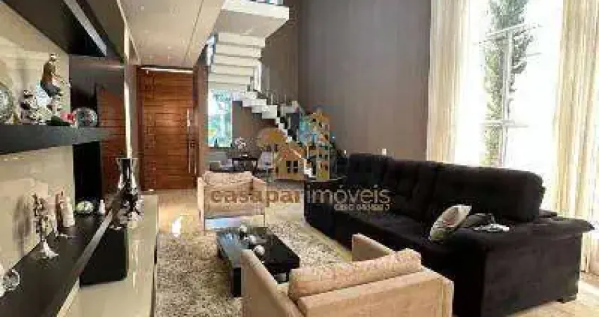 Casa à venda em condomínio fechado, espaço cerâmica com 420m² e 4 vagas