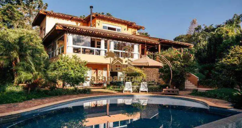 Chácara à venda em ibiúna as margens da represa, 8.450m² com 7 suítes