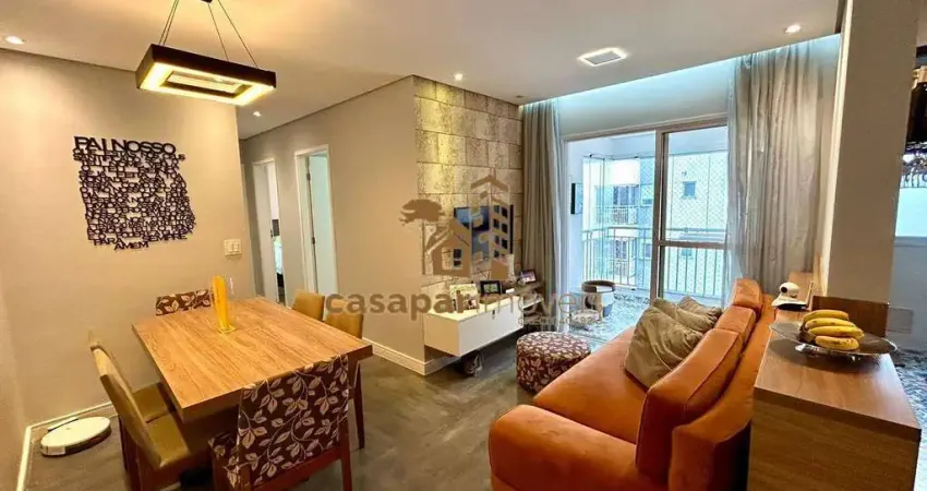 Apartamento à Venda com 65m², 3 Dormitórios com Lazer Completo e 2 Vagas