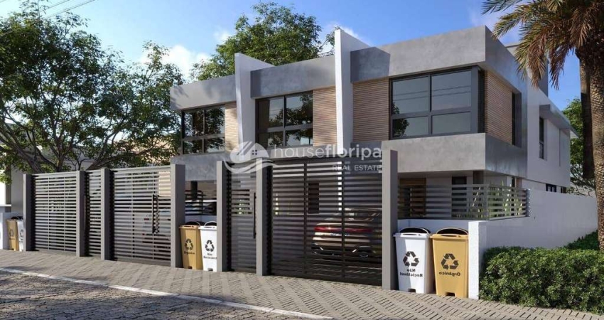 Mares do Sul - Casa de 3 quartos com espaço gourmet e quintal à venda, perto do Oka Floripa, excele