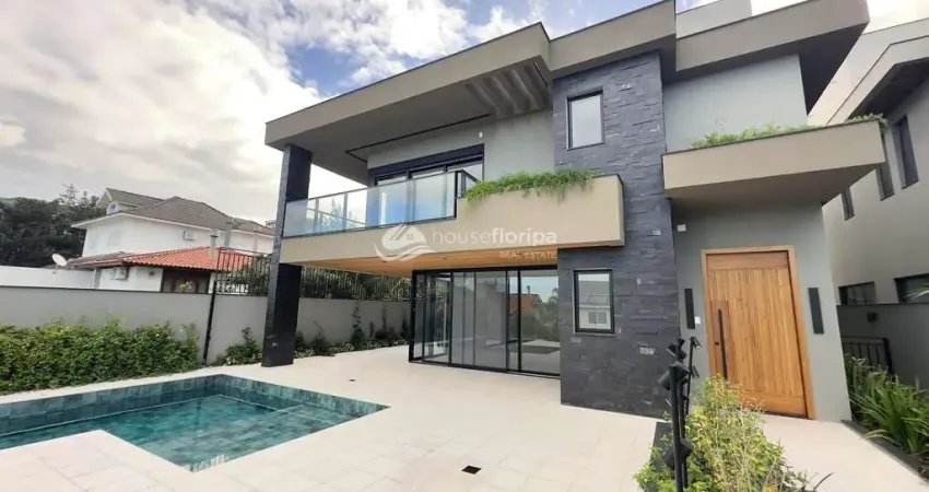 Casa individual de Altíssimo Padrão com 4 suítes na Lagoa da Conceição – Loteamento Saulo Ramos